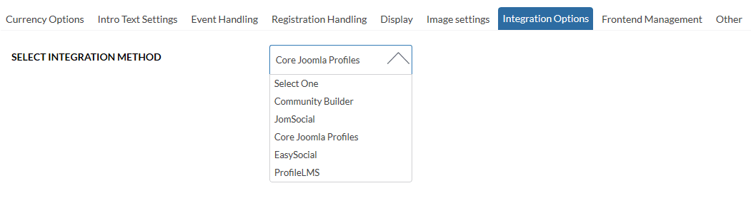 integration options