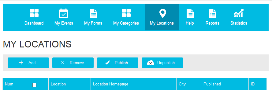 mylocations list