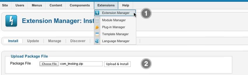 Video Instructions to set up Joomla LMS King